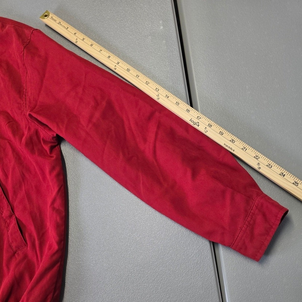 Peter Millar Red Full Zip Jacket Men XL Lightweight Golf Casual Coat - Picture 7 of 12